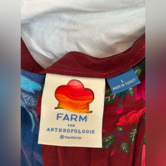 Anthropologie Farm Rio Paneled Maxi Skirt Large - Picture 5 of 5